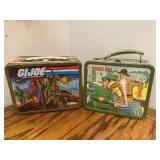 Metal GI Joe & Gomer Pyle Lunchboxes