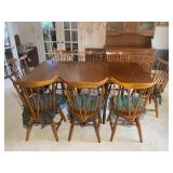 S. Bent & Bros. Colonial Style Dining Table &
