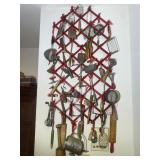 Vintage/Antique Kitchen Utensils and Wall Display