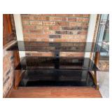 Glass Shelf Entertainment Stand