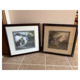 2 Framed Cottage Pictures