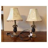Pair of Lamps w/Shades