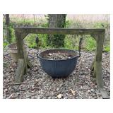 Iron Kettle & Stand