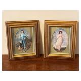 Framed Pinky & Blue Boy Pictures