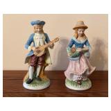Minstrel & Lady Figurines