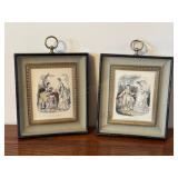 2 Vintage Wall Art La Mode Illustree Pictures
