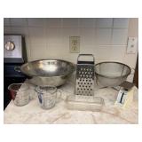 Strainers, Graters, Measuring Cups,