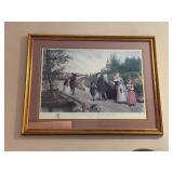 Framed "Sunday Morning in Sleepy Hollow" by