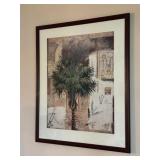 Framed Palm Tree Picture