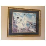 Framed "Summer" by Frank Weston Benson