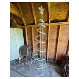 Lighted Outdoor Christmas Tree