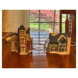 Lighted Christmas Village Houses