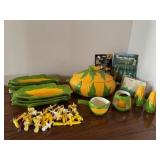 Corn on the Cob Soup Tureen, Plates, S