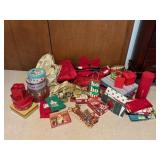 Christmas Giftwrap Supplies, Tins, etc