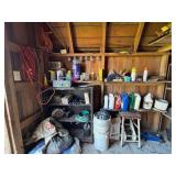 Cod, Stool, Bolt Bins, Hose, Saw, Buckets, etc