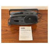 Portable Sonic Radio/Cassette Player