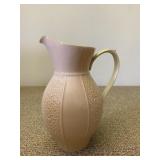 Lenox Small Pink Pitcher Gold Accent USA