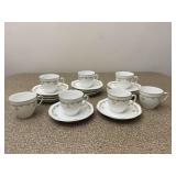 Set of Orleans Bavaria China Tea Cups & Saucers