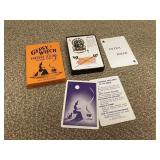 Orange Gypsy Witch Fortune Telling Playing Cards