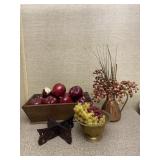 Apples Grapes Etc Home Decor Group of 4