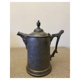 Antique Silver Plate Water Pitcher Chas W Hamill