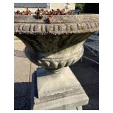 Large Round Concrete Garden Planter