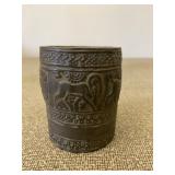 Small Vintage Deer Elk Theme Cup 4"