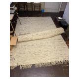 Off White Large Area Rugs Set of 2