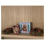 4 Piece Small Christmas Lot Including Puzzle