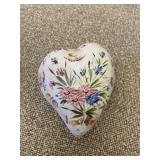 Italian Made Heart Shape Small Trinket Box 3" Long