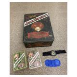 Jack Daniels Whiskey Card & Poker Chip Set