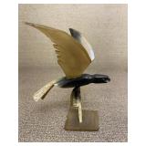 Vintage Hand Carved Eagle Bird Figurine