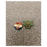 Boy Scouts USA Set of 2 Small Vintage Pins