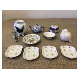 Group of 11 Small Vintage Trinket Dishes & Figures