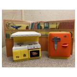 Remco Heidi Vintage Doll Toy Kitchen Set