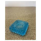 Blue Fenton Hobnail Small Salt Cellar Ashtray