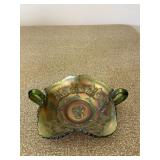 Fenton Carnival Glass Butterfly Dish Bowl