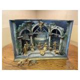Vintage Christmas Nativity Set Made in Italy