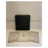Old Postage Stamp Album Booklets Set of 3