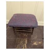 Small Vintage Step Stool Wood Frame