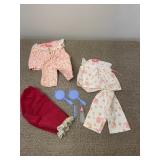 Set of Vintage Baby Doll Clothes & Accessories