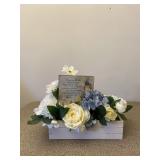 Memorial Home Decor with Flowers