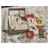 Large Lot Vintage Valentine Cards Postcards Etc