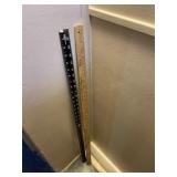 Set of 2 Old Yardsticks Including Homefolks