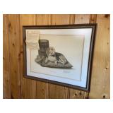 Old Dog Tray Beagle Portrait Large Print