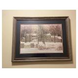 Log Cabin Framed Print Signed Numbered