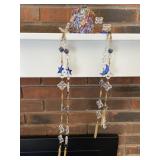 Moon & Stars Blue Gold Craft Charm