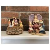 Nativity Music Box & Angel Home Decor