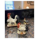 Set of 3 Rooster Kitchen Home Decor