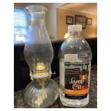 Clear Oil Lamp & Fuel